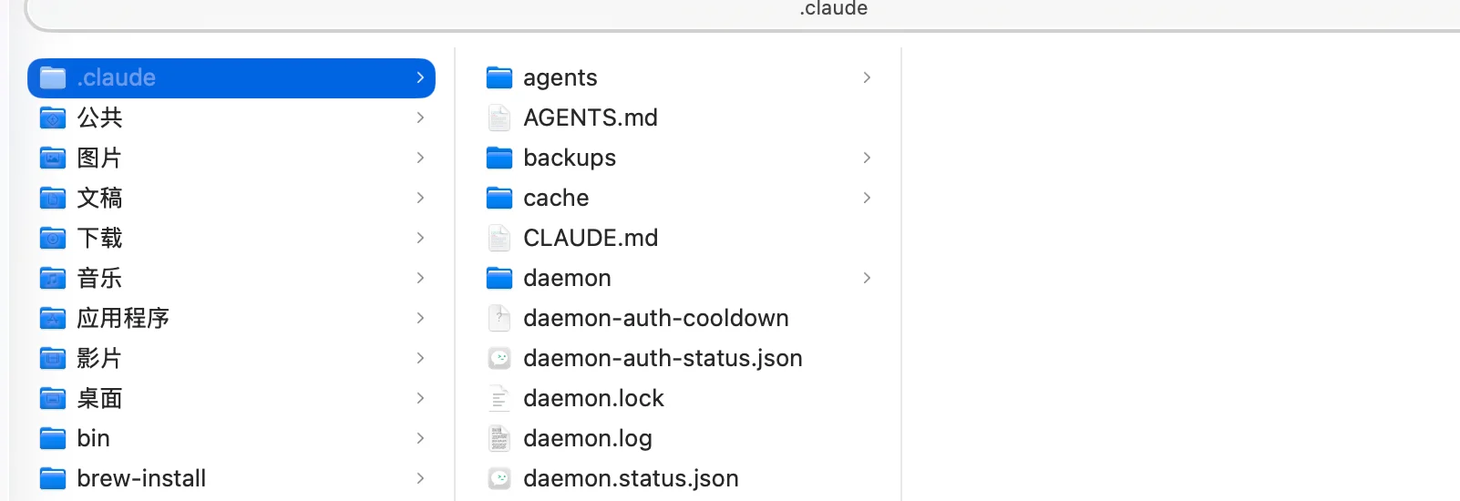 ~/.claude 目录下 AGENTS.md 和 CLAUDE.md 两个文件并存